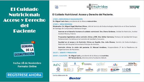 Webinar El Cuidado Nutricional: Acceso y Derecho del Paciente
